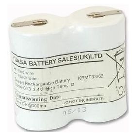 Yuasa 2DH4-0T3 2.4V 4000mAh Ni-Cad Battery With Tags