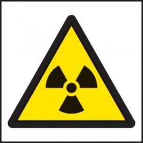 Radiation Warning Label - Roll of 100 - 59719