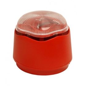 Hosiden Besson Banshee Excel Lite CHX Sounder Beacon - Red with White Beacon - 958CHX1100