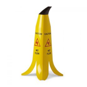 Banana Cone - Caution Wet Floor Standing Sign - 58507