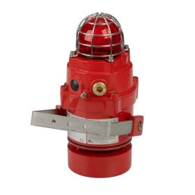 E2S BEXCS11005DPRDC024 Flameproof Omni-Directional Horn & Strobe - 24V DC - Red