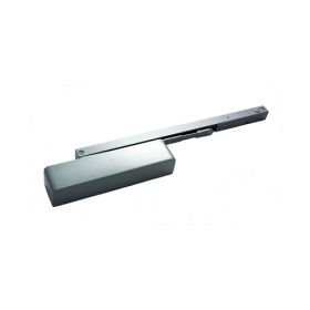 Briton 1130B.TE 24V DC Electromagnetic Hold Open Door Closer - Silver