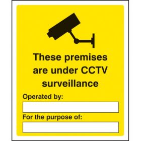 These Premises Are Under CCTV Surveillance Sign - 1700