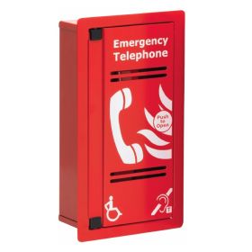 Eaton CFVCFHP VoCall Type A Fire Telephone Outstation - Flush Mounted - Red