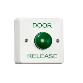 RGL EBGB01P/PTE/W Green Domed Press To Exit Button - Supplied With Back Box