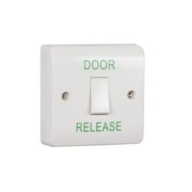 RGL EBLS/PTE White Antibacterial Plastic Press To Exit Button