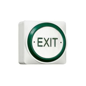 RGL EBPP02P/W White Plastic Large Push Plate Exit Button