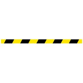 Yellow And Black Floor Marking Strip - 58615