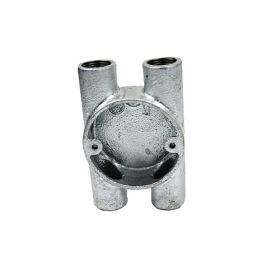 Galvanised Conduit 'H' Box - 20mm