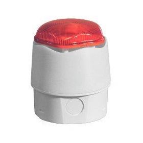 Hosiden Besson Banshee Excel Lite CHL IP66 Sounder Beacon - White Body Red Lens - 958CHL1501