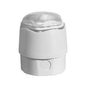 Hosiden Besson Banshee Excel Lite CHL IP66 Sounder Beacon - White Body Clear Lens - 958CHL1601