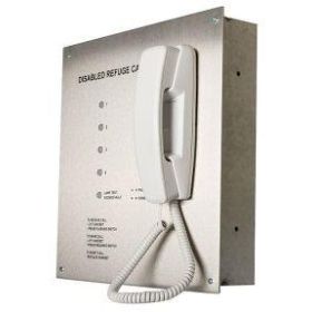 Cameo Systems ORB/R/RS4/F Disabled Refuge 4 Line Master Controller - Flush Mounted (Supply As Flush Mounted Version)