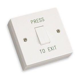 Securefast Press To Exit Button With Surface Backbox - AEB1NR