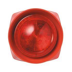 SMS SenTRI SENADV-IP-SN-ST-RR Wall Mounted Sounder Beacon - Red Body Red Lens