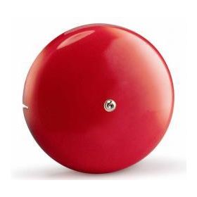 Fire Alarm Bell Sounder VBL-6AP-R 24 Volt 6 Inch Motorised Bell (Red)
