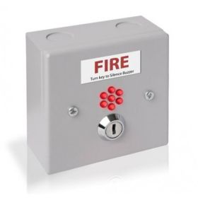 Kentec K24100-M10 Audio Visual Red Fire Alarm Indicator (Without Keyswitch)
