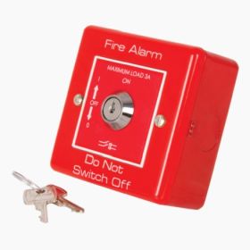 M2 RPE5148 Metal Clad Mains Isolation Keyswitch - Red
