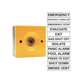 STI SS3-5053 Yellow 3 Position Keyswitch