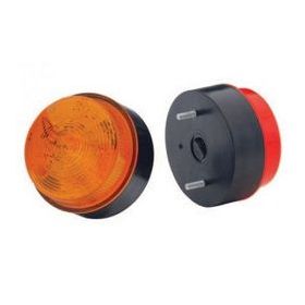 Vimpex Weatherproof Xenon Beacon - Red Lens - VX1-24-R