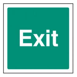Exit Sign - Self-Adhesive Vinyl - 200 x 200mm - 22122F