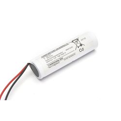 Yuasa 2DH4-0L4 2 Cell Emergency Light Battery Pack 2.4V 4Ah D Size - Inline - Nickel Cadmium