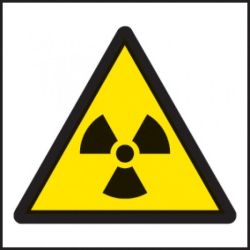 Radiation Warning Label - Roll of 100 - 59719