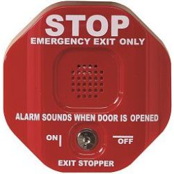 STI-6401 Exit Stopper with Delay and Automatic Reset Feature - Red