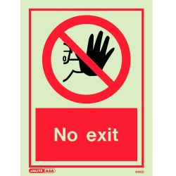 Jalite 8120D No Exit Sign 200mm x 150mm