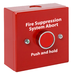 Kentec K1823-40 Elite Extinguishant Abort Switch - Grey - Surface