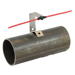 Kidde ACA-B706-100 Alarmline II Zintec "7" Bracket (Pipe Clip) c/w Silicon Sleeve - Pack of 100