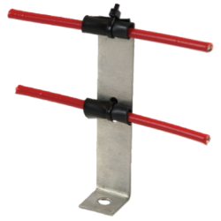 Kidde ACA-BL10SS-100 Alarmline II 100mm Stainless Steel "L" Bracket c/w Silicon Sleeve - Pack of 100