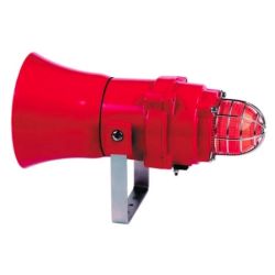 E2S BEXCS110-05D Sounder Beacon - 24V DC - Red Body Red Lens - BEXCS11005DPFDC024AB1A1R/R