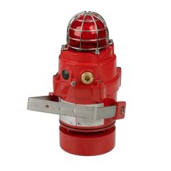 E2S BEXCS11005DPRDC024 Flameproof Omni-Directional Horn & Strobe - 24V DC - Red