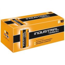 Duracell Industrial D Alkaline Battery - Pack of 10 - ID1300 LR20 1.5V