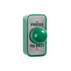 RGL EBGB/AP/PTE Architrave Stainless Steel Surface Press To Exit Button.