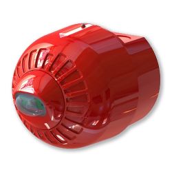 Klaxon ESB-5004 Sonos VAD Beacon With Shallow Base - Red Body & White Flash