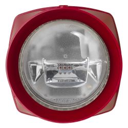 Esser 807224RR IQ8Alarm PLUS/FSO Visual Alarm Device With Sounder