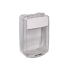 STI-15010NW Euro Stopper Break Glass Cover With White Shell - Flush Version