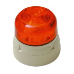 UTC FA340Y Xenon Beacon - White Body Amber Lens