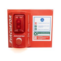 FMC Mounting Board With Fire Action Notice - FMCEVASYNBOARD