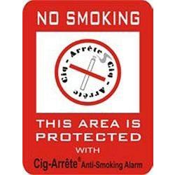 CIG-ARRETE CSA-DLB 100 x 75mm Laminated Label (pack of 5)