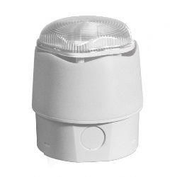 Hosiden Besson Banshee Excel Lite CHL IP66 Sounder Beacon - White Body Clear Lens - 958CHL1601
