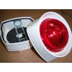 GENT S3IP-SN-ST-WR IP55 2 way Sounder/Strobe White Body Red Lens (100 dBA)