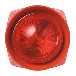 SMS SenTRI SENADV-IP-SN-ST-RR Wall Mounted Sounder Beacon - Red Body Red Lens