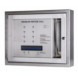 Kentec K41208FST Safe-Point EVCS 8 Line Central Unit With OLED Display & Loop Wiring - Flush Version