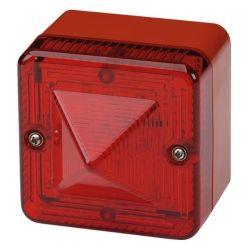 E2S L101XDC048BR/R Xenon Beacon - 48V DC - Red Body Red Lens