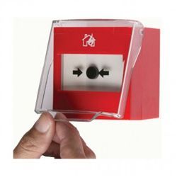 HyFire Wireless Call Point Cover - Hinged Plastic (STI Style)