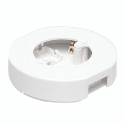 MK YCR502 WHI Red Alert Circular Surface Mounted Backbox - White