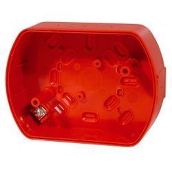 KAC NBS/R Sealed Deep Sounder Backbox - Red - IP66 Rated