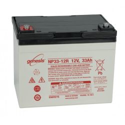 Enersys NP33-12 Genesis NP 33Ah 12V Sealed Rechargeable Lead Acid Battery